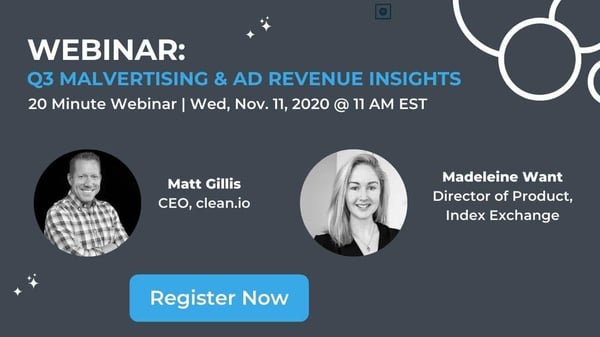 malvertizing ad revenue insights webinar