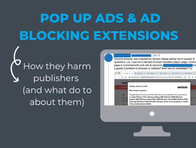 How Pop Ups and Ad Blocking Extensions Hurt Publishers (and What To Do About Them)